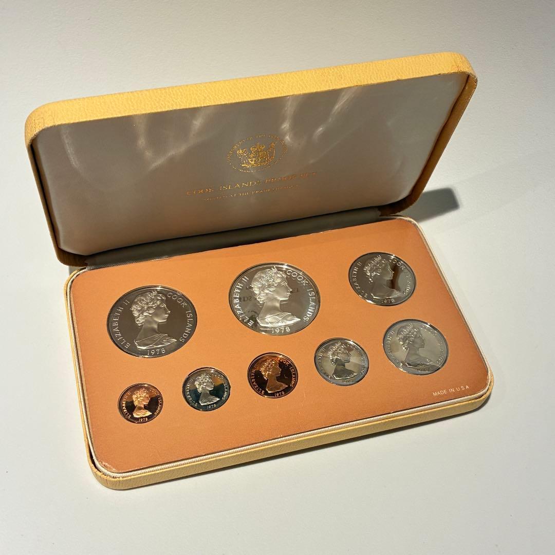 1978年 クック諸島 プルーフ貨幣 セット フランクリン・ミント社