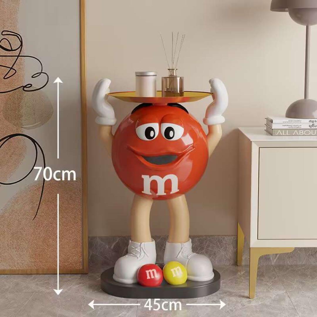 新品 特大 M&M's エムアンドエムズ サイドテーブル フィギュア - メルカリ