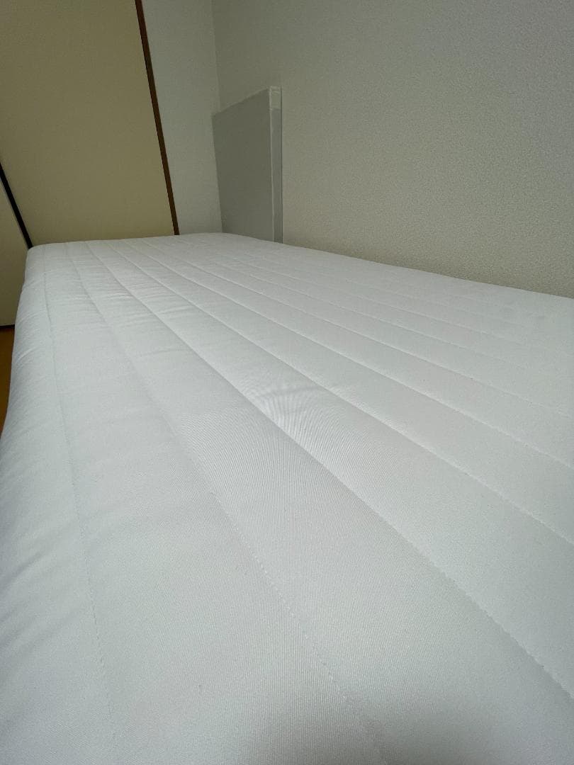 【送料込】美品 無印良品 脚付マットレス シングル 高密度ポケットコイル