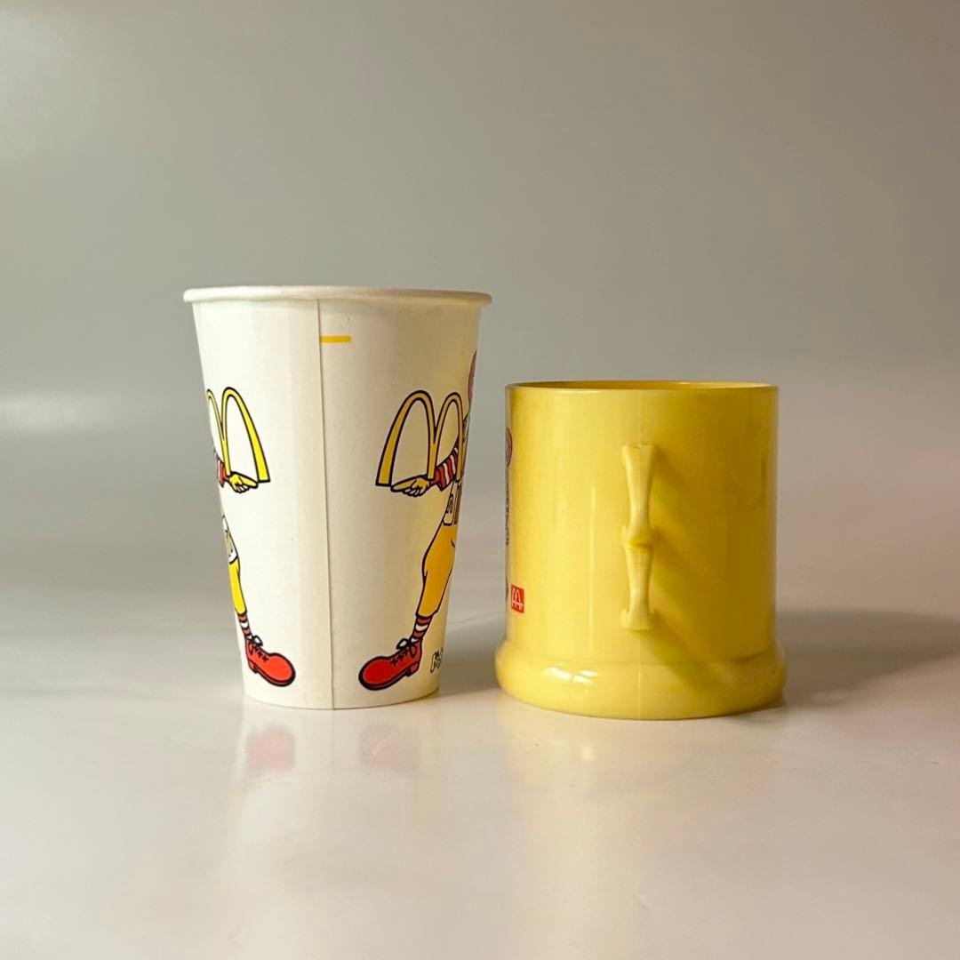 マクドナルド ハッピーセット用の 紙コップ & マグカップ セット 90