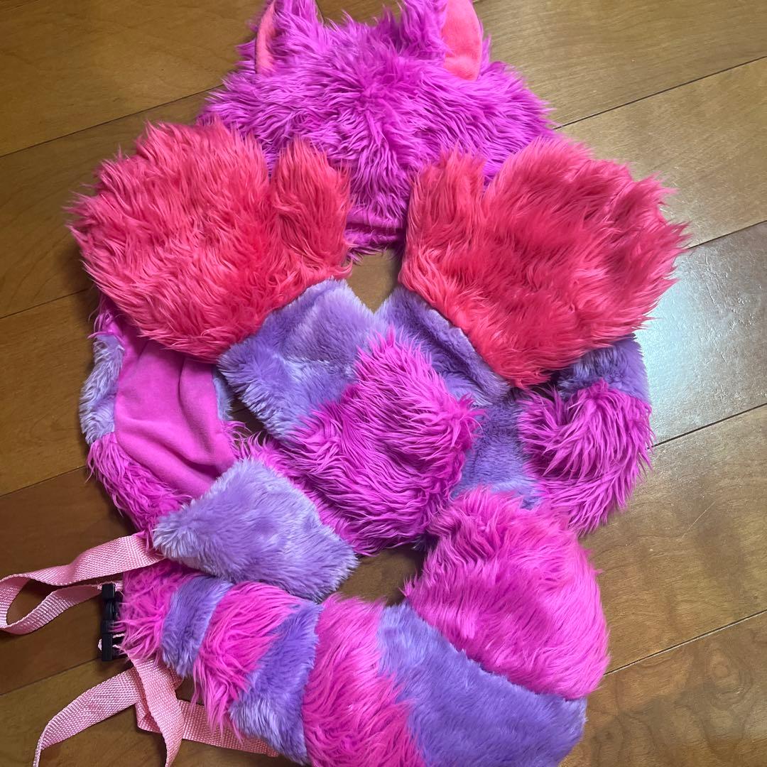 ディズニー チェシャ猫のしっぽ マフラーキャップ ファンキャップ