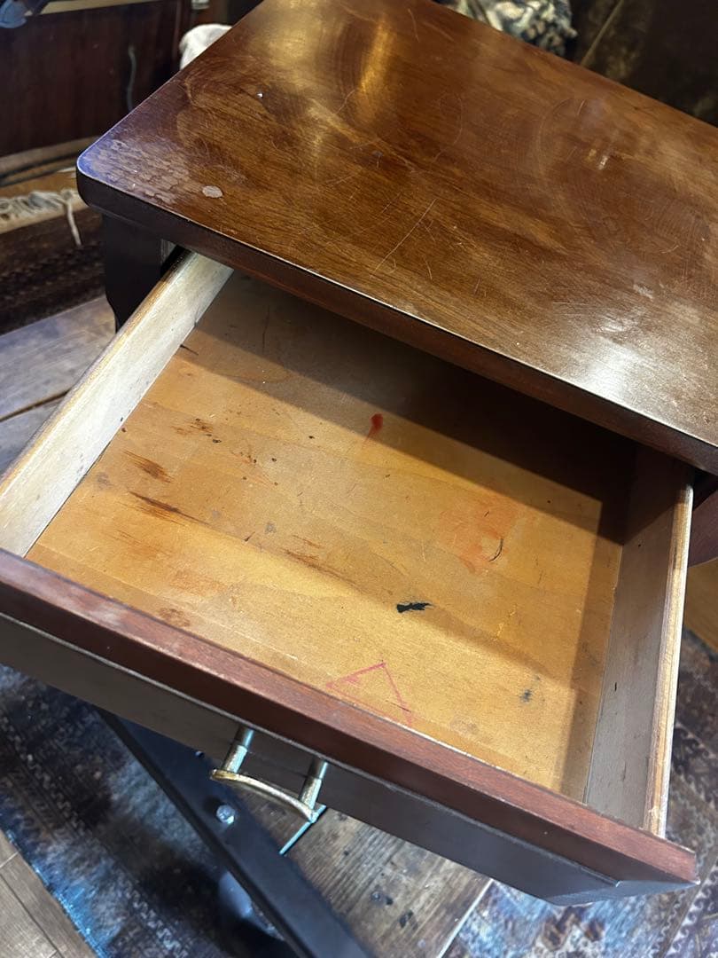 ビンテージ サイドテーブル ナイトテーブル チェスト 60年代の通販はau