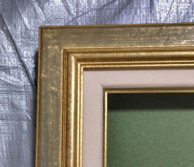 油彩額縁 M10号用 レインボー 金 - メルカリ