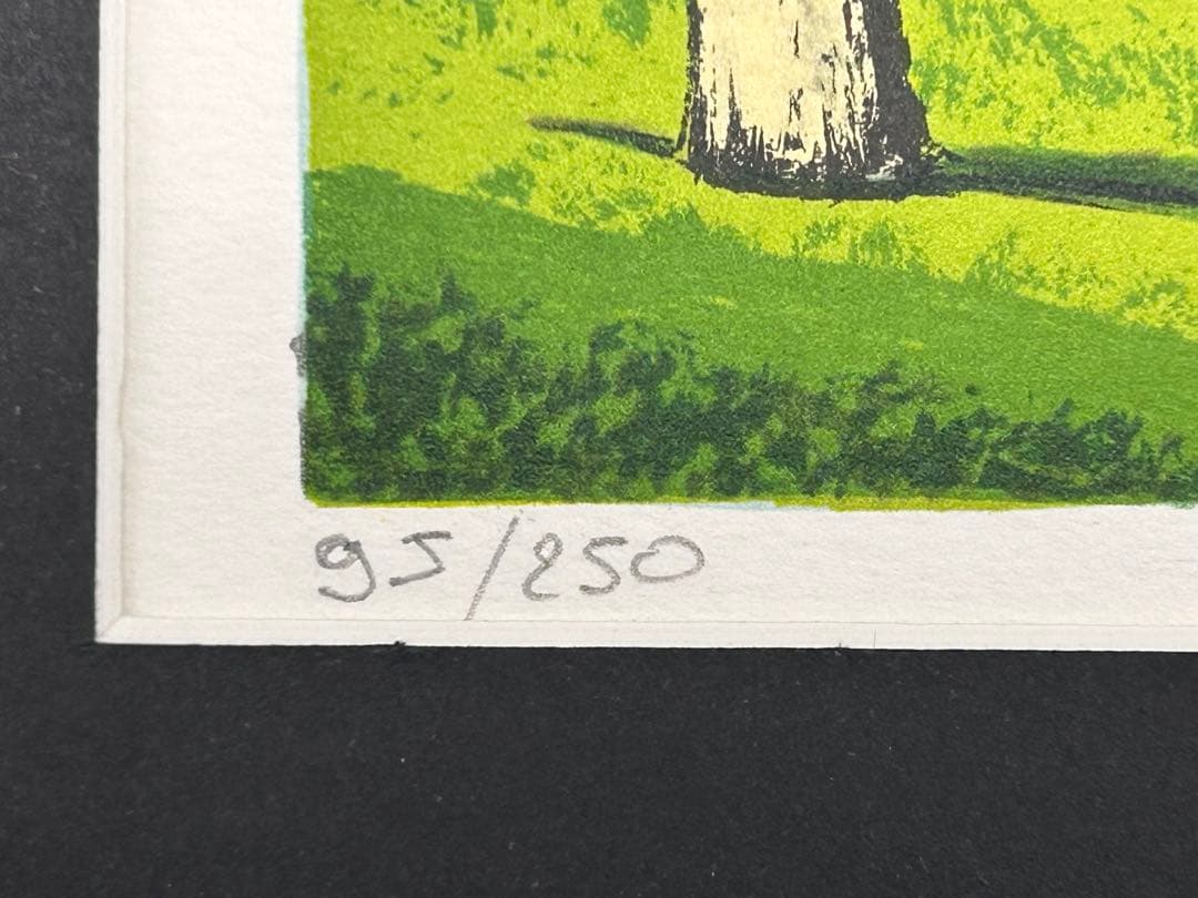 クロード・ウォルペン リトグラフ 【グリーンハウス2】 シリアル番号