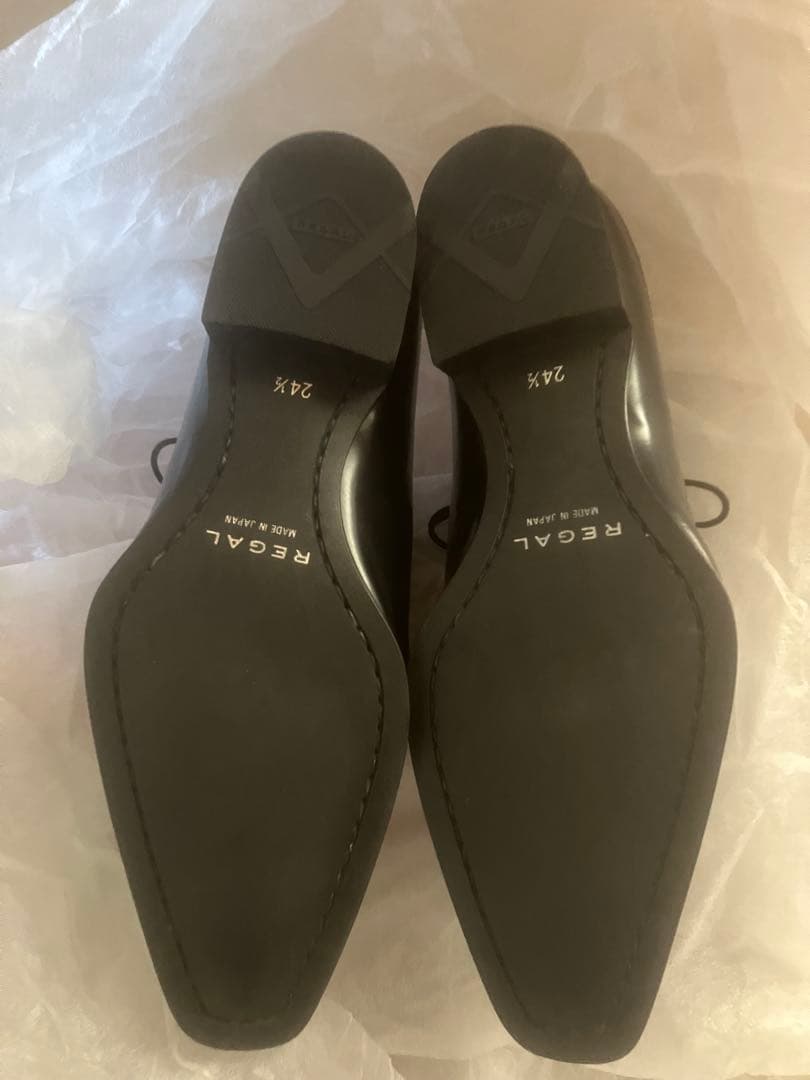 【未使用品】❤️値下REGAL ブラック ドレスシューズ24.5cm
