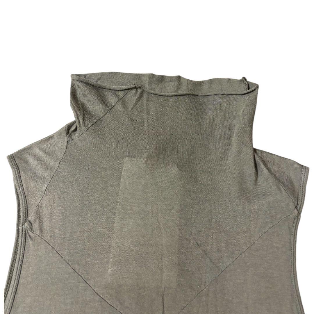 【希少】シヴァ SIVA★00's★変形★ハイネック★タンクトップ M カーキ