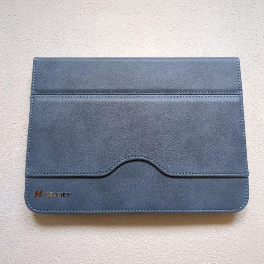 iPad Mini 第6世代2021ケース ブルー ペンシルホルダー付き ipad mini6