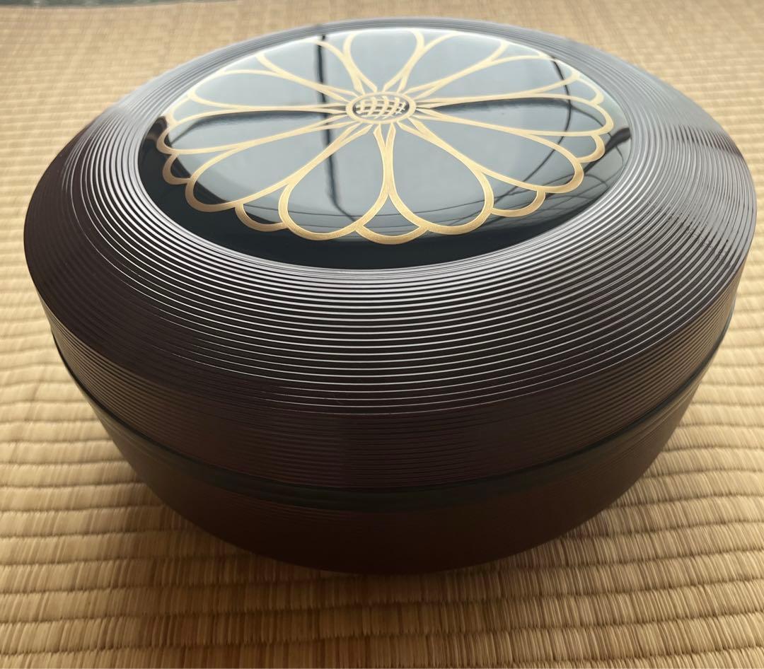共箱】【極美品】菊紋糸目喰篭 象彦 茶道具 菓子器