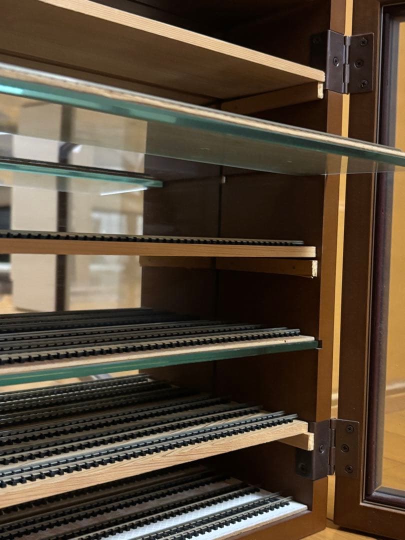 Nゲージ　棚　自作棚　BOX ケース　レール付き　DIY