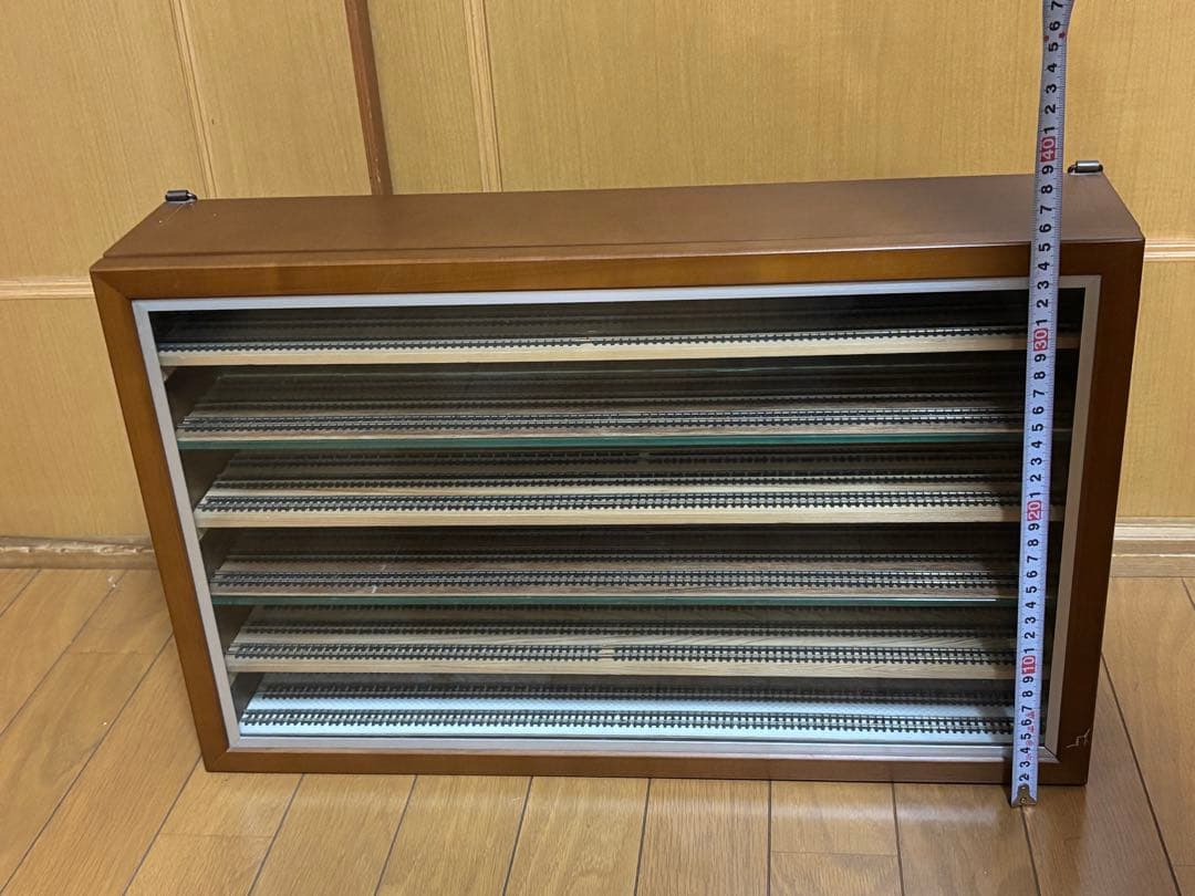 Nゲージ　棚　自作棚　BOX ケース　レール付き　DIY