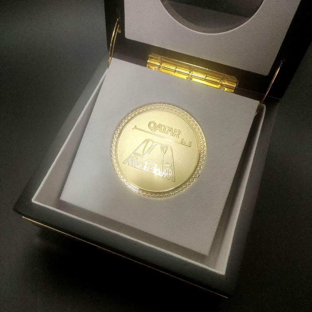 完売品 EXPO2025 金メダル(大) 専用ケース付 大阪関西万博 カタール