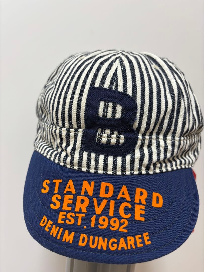 DENIM DUNGAREE Bパッチ ワッペン ヒッコリー キャップ 58 - メルカリ