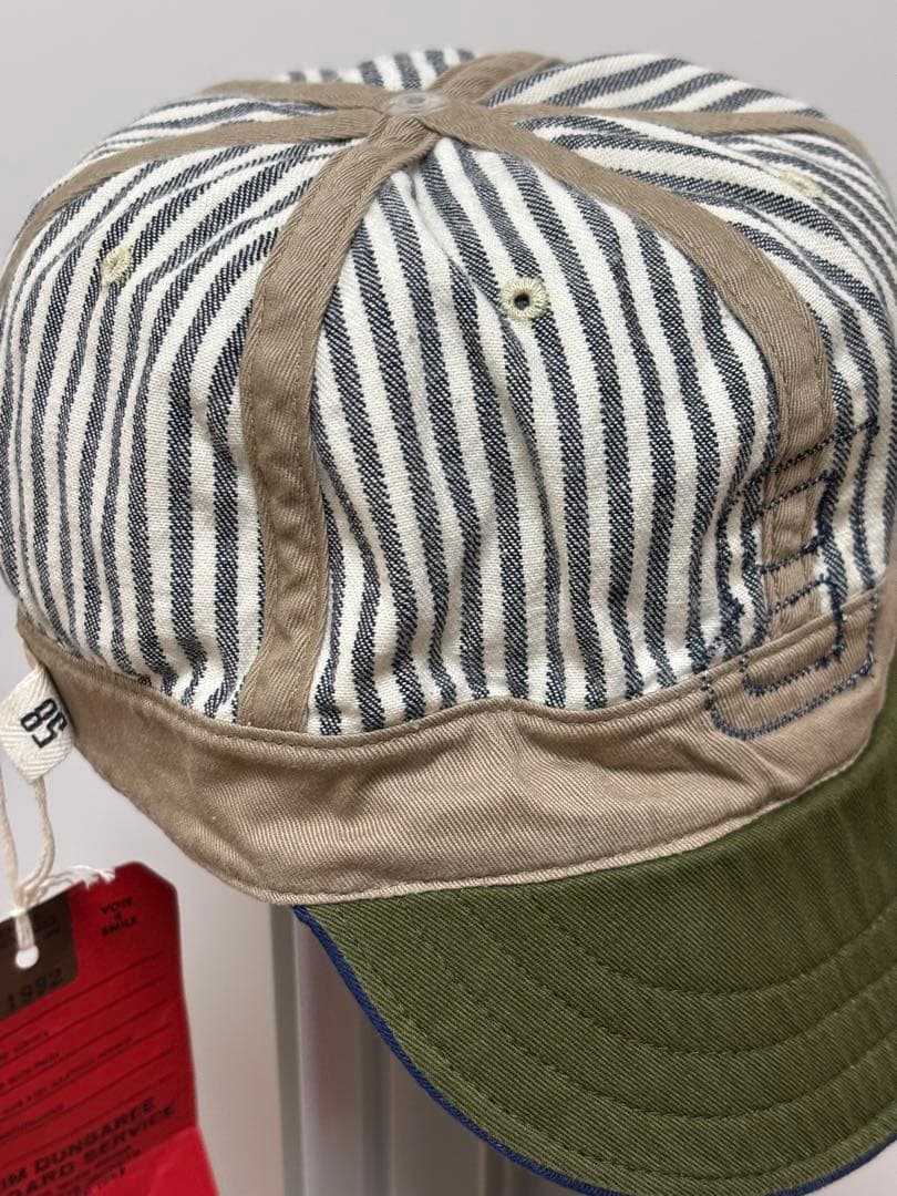 DENIM DUNGAREE Bパッチ ワッペン ヒッコリー キャップ 58 - メルカリ