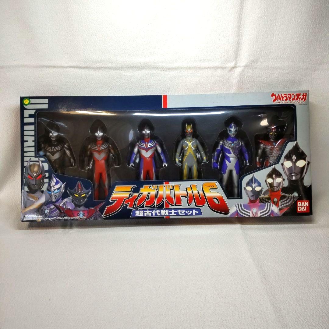 訳あり未開封〉ティガバトル6 超古代戦士セット ～ウルトラマンティガ