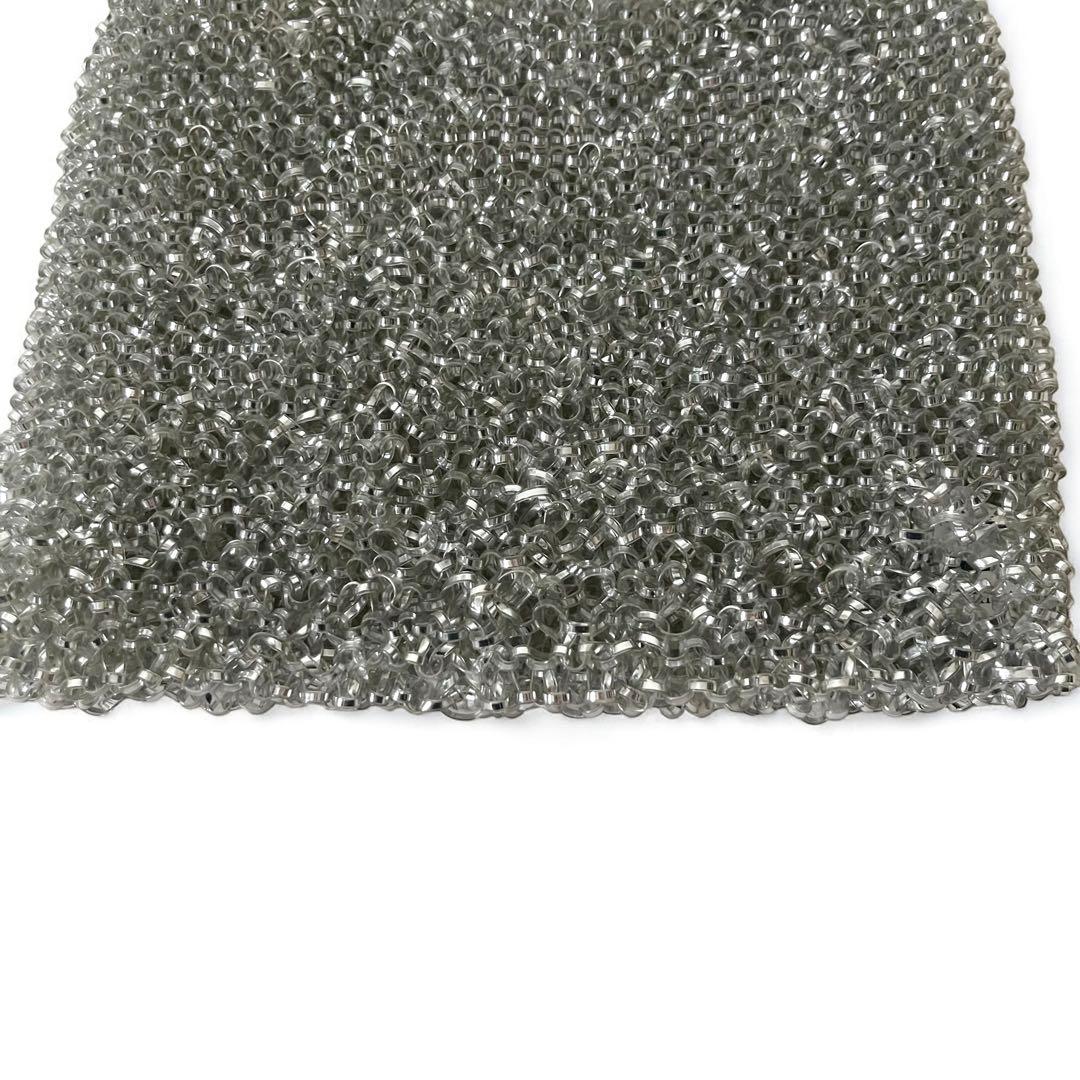 美品 アンテプリマ スタンダード スクエア ミディアム シルバー チェーン付き