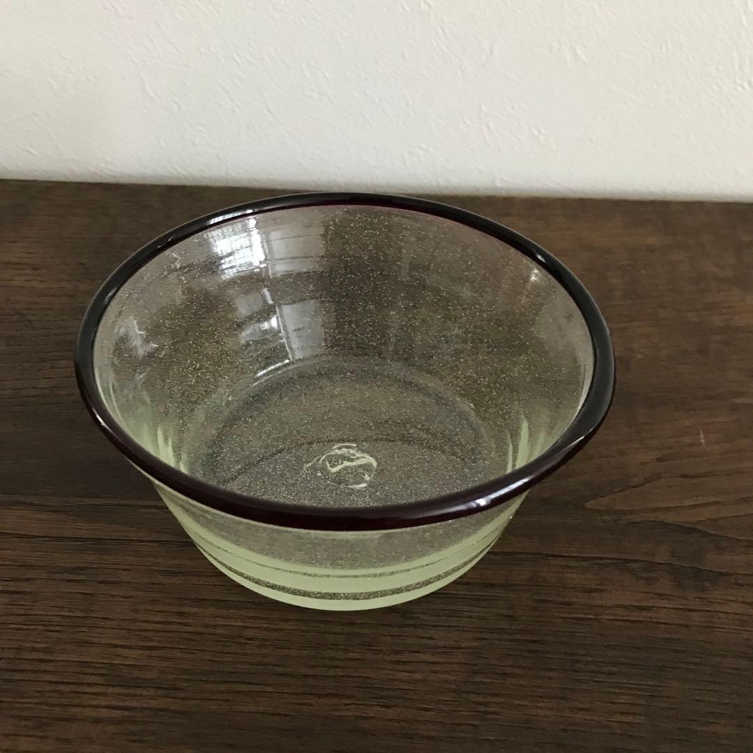 小谷眞三 倉敷ガラス 吹きガラス ボウル (舩木倭帆 小谷栄次 民藝