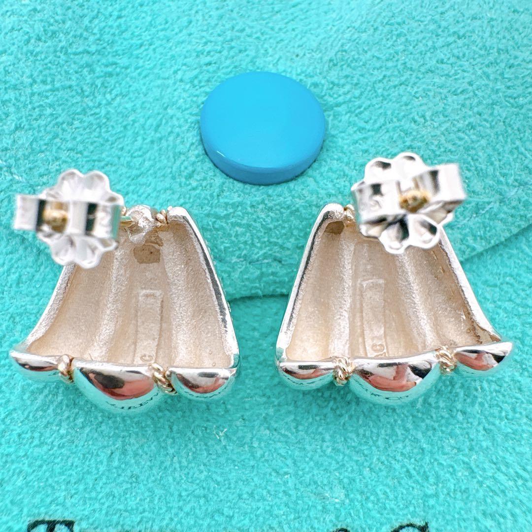 極美品 オールドティファニー ツイストロープ コンビ キャッチ社外品