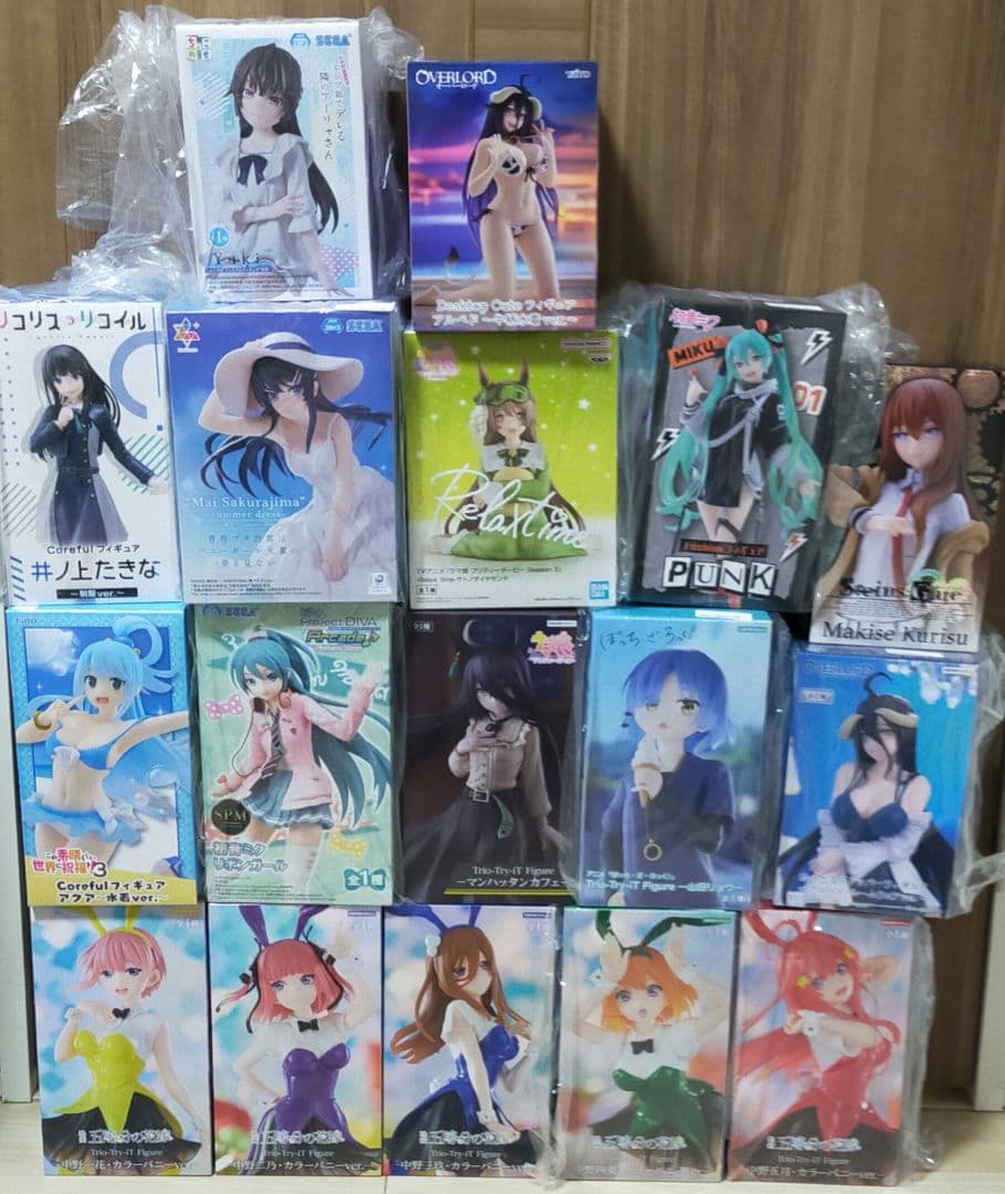 美少女プライズフィギュア17個まとめ売り フィギュア17個まとめ売り 美