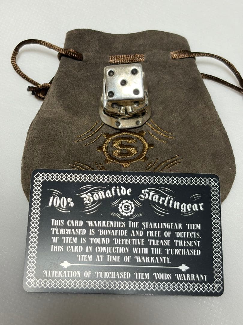 スターリンギア LUCKY STYLER II 保証書 シルバー925 リング