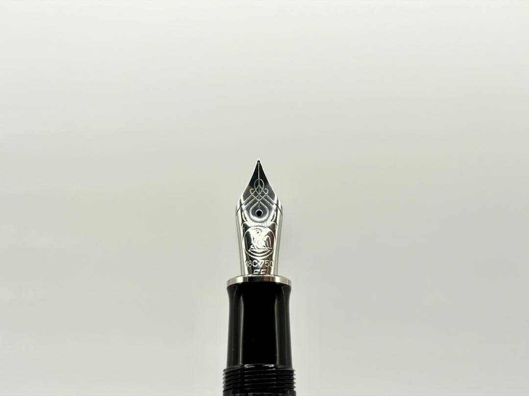 【美品】ペリカンスーべレーンM805ブラックストライプシュトレーゼ