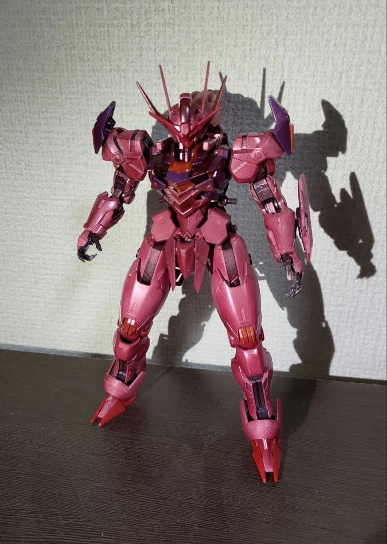 水星の魔女ガンダムエアリアルフルメカニクス赤いガンダム【全塗装完成品】