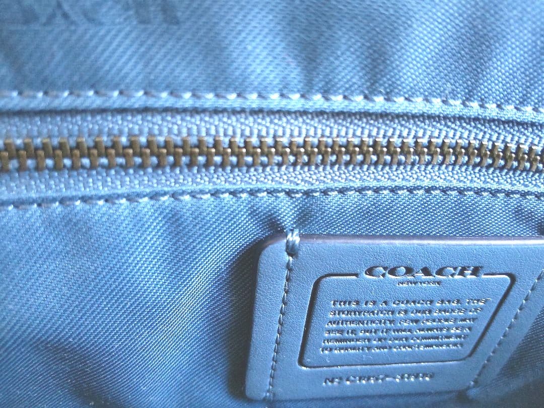 コーチ　2way ショルダー　斜め掛け　ハンドバック　牛革