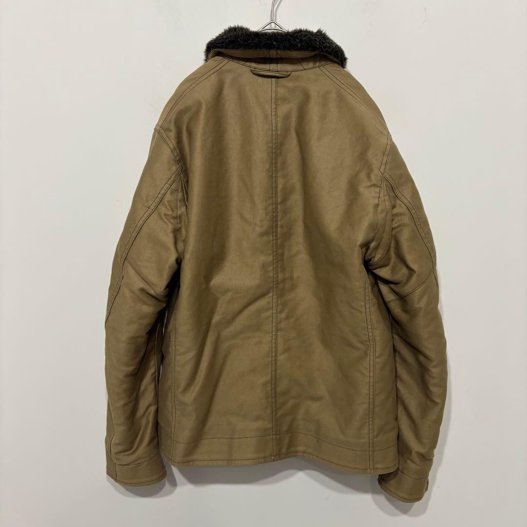 BLUE BLUE 美品 名作 N-1 ボア デッキジャケット ジャーマンクロス