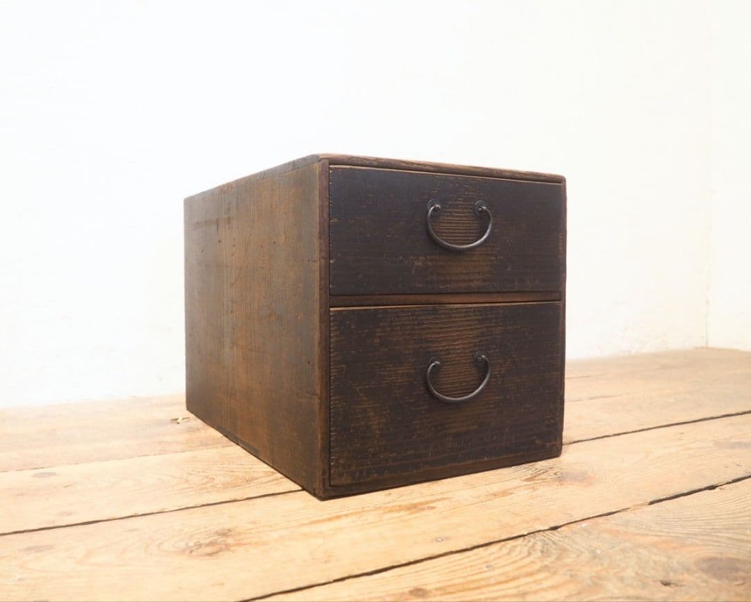 1267 アンティーク 小引き出し 収納棚 ケース 展示台 古家具古道具 レトロ