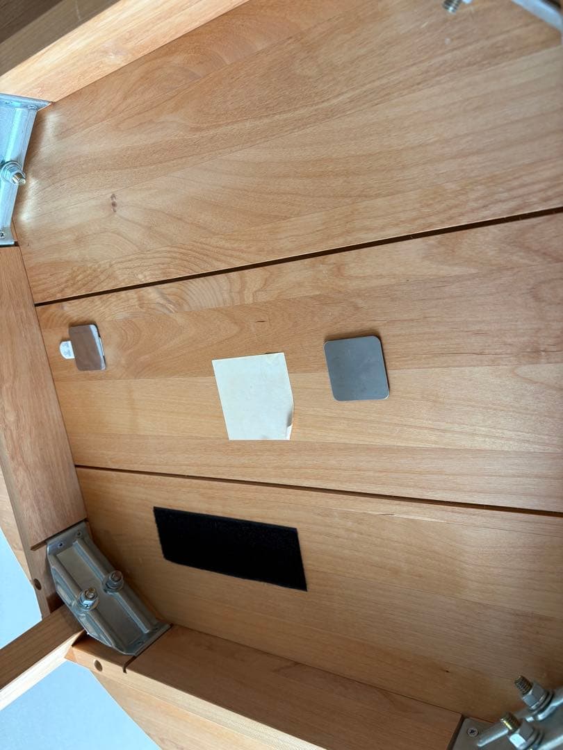 低め　モモナチュラル　アルダー材　VIVO 丸　ダイニングテーブル 90cm