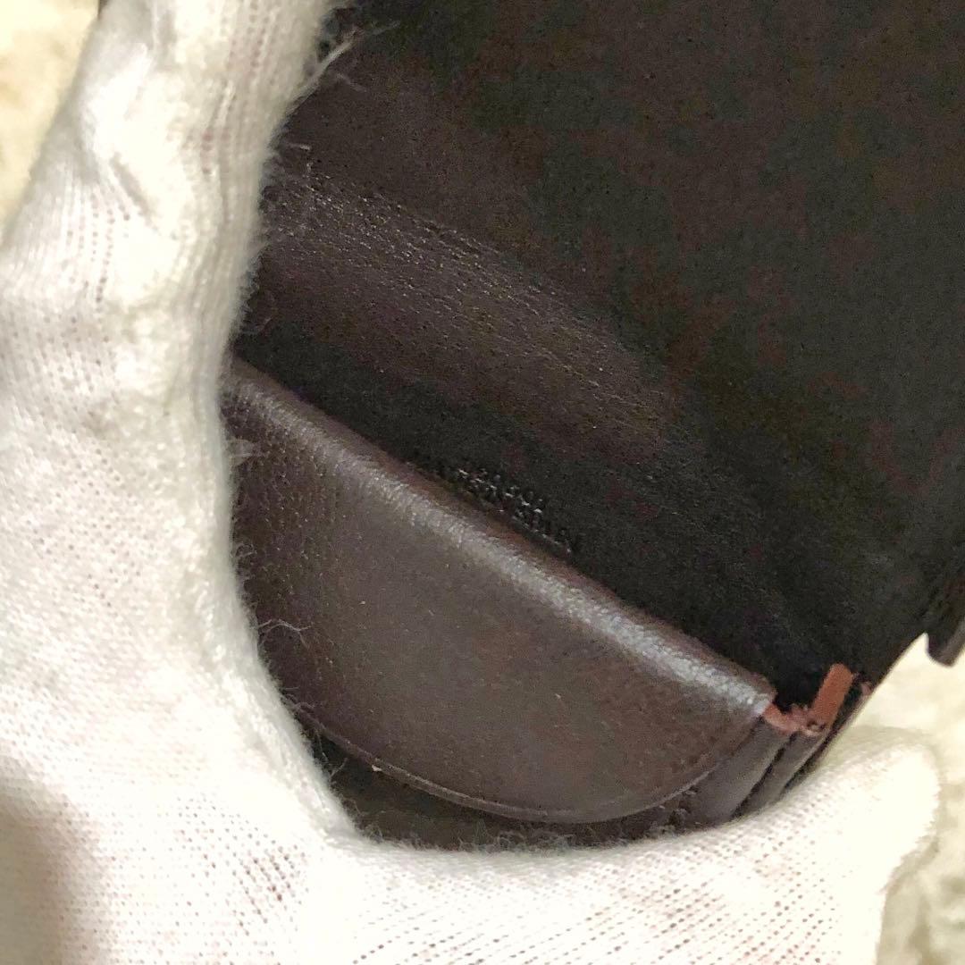未使用✨ロエベ アナグラムロゴ　レザー　 ケース ダークブラウン