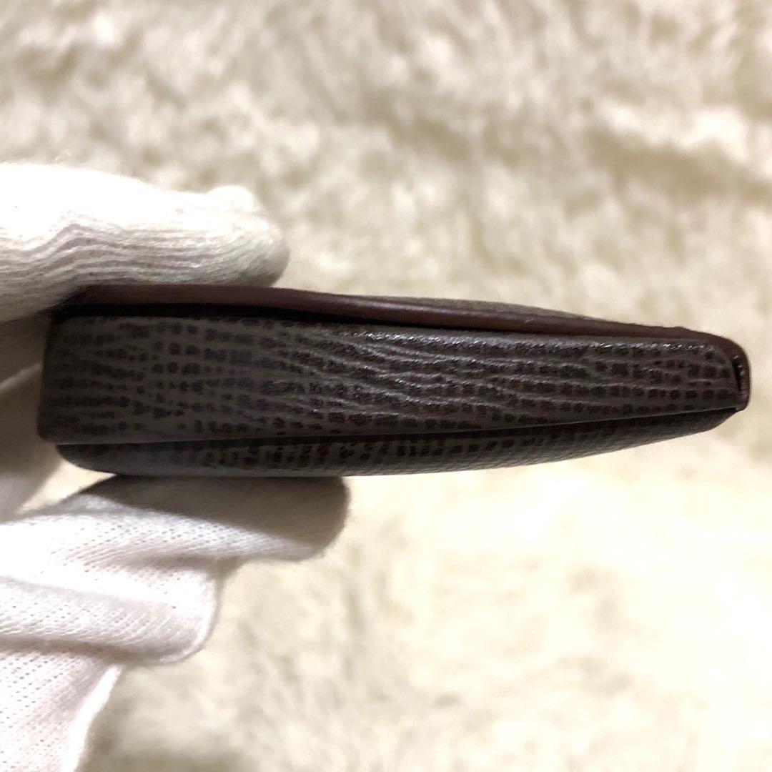 未使用✨ロエベ アナグラムロゴ　レザー　 ケース ダークブラウン