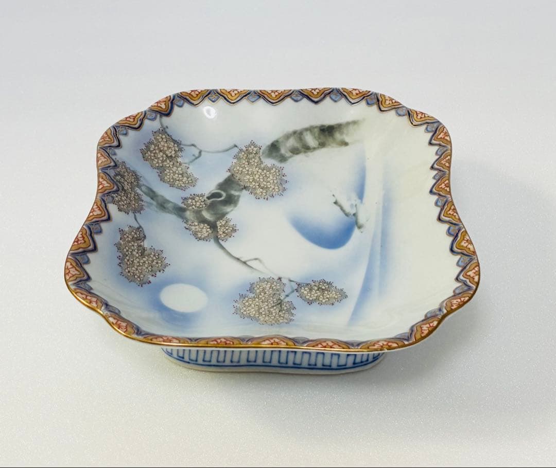 専用 明治末 大正 香蘭社 高級食器 色絵金彩桜樹鮎文 高台皿 - メルカリ