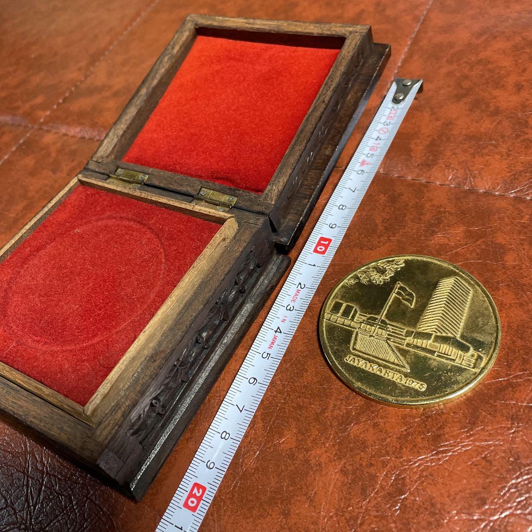 詳細不明 箱付き】希少 1975表記 メダル JAYA RAYA