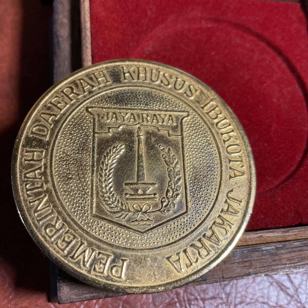 詳細不明 箱付き】希少 1975表記 メダル JAYA RAYA