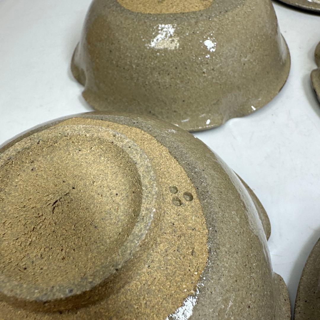 十三代　太郎右衛門窯　絵唐津向付5客　幅約12.8㎝　共箱　東さ7-0414③