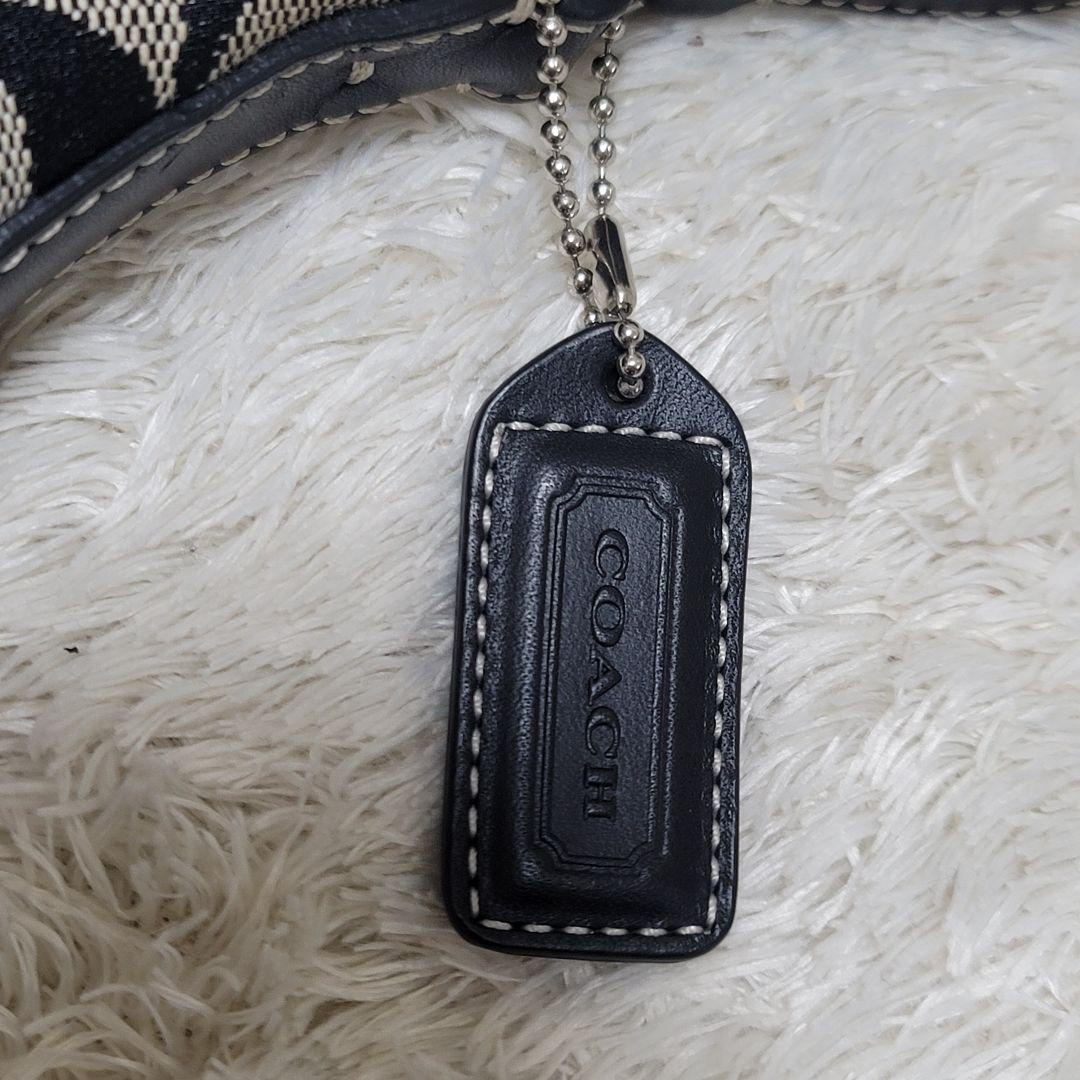 三日月型 極美品✨コーチ ハーフムーン ワンショルダー シグネチャー 専用袋