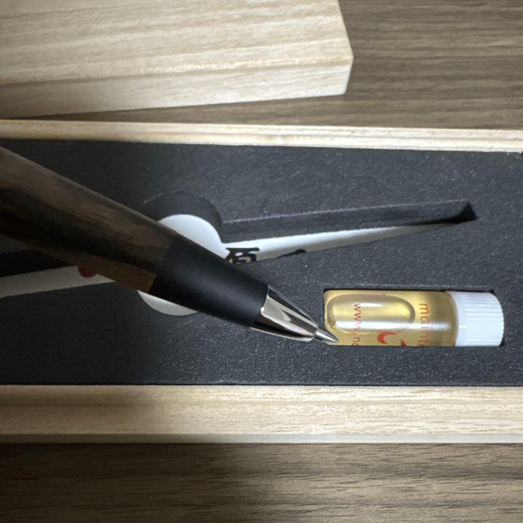 野原工芸 特上黒柿 スリムボールペン