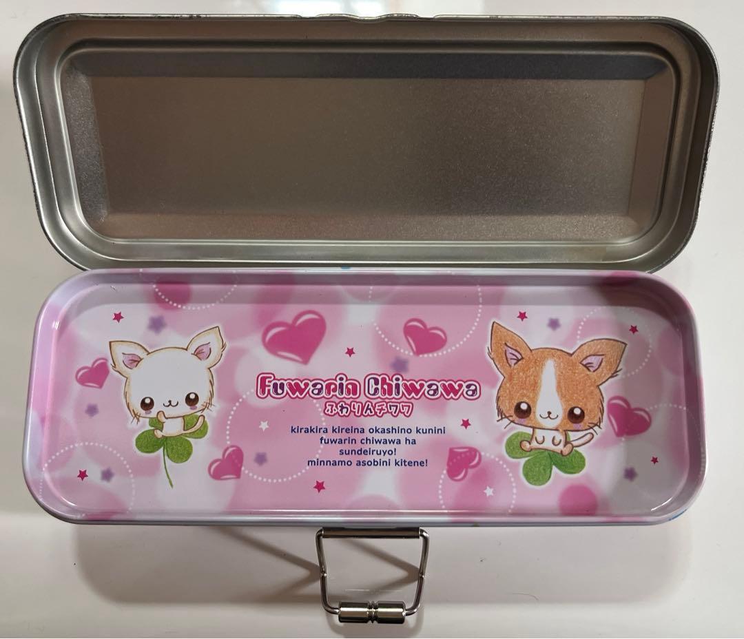 平成レトロ 当時品 ふわりんチワワ 缶ペンケース 筆箱 チワワ - メルカリ