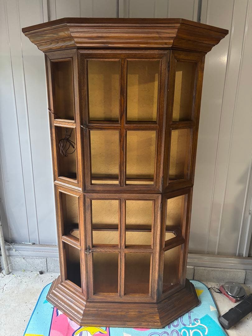 アメリカ　ヴィンテージ　キャビネット ヴィンテージ レコードキャビネット / カスタム アイアンヘアピン