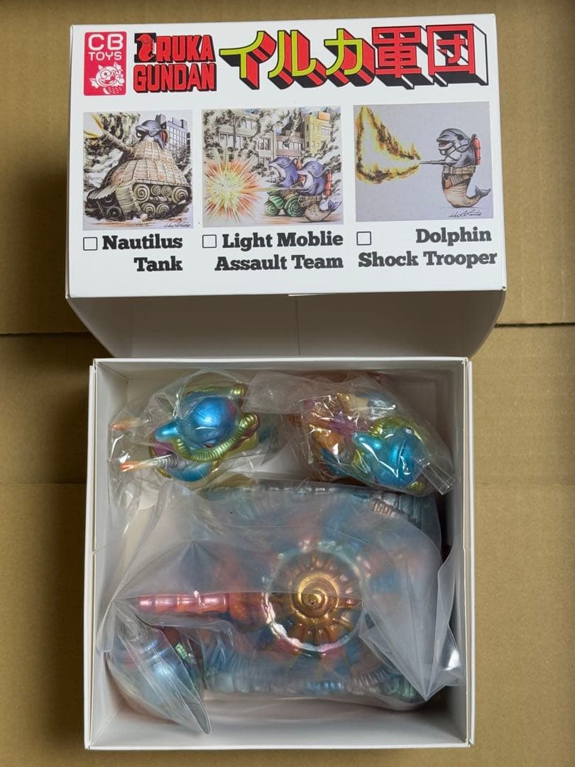 PAUL KAIJU ポールカイジュウ ソフビ イルカ軍団 イベント限定版