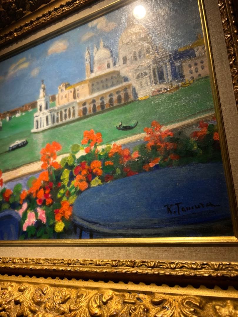 田村孝之介 文化功労者芸術院会員 肉筆油彩画【風景画】