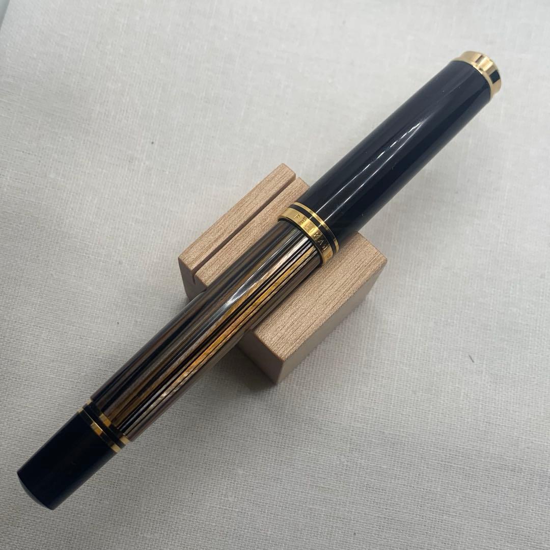 特別生産】ペリカン スーベレーン M400SE 2016年 茶縞 14C M 限定品 茶