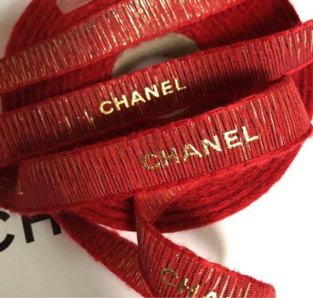 シャネル 2021新年限定 赤リボン 1ロール