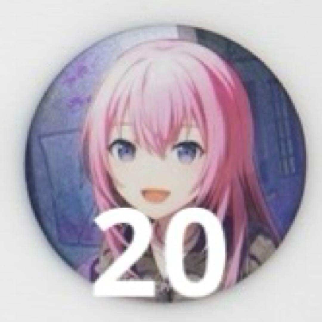 プロセカ 43A 巡音ルカ グリ缶 グリッター缶バッジ - メルカリ