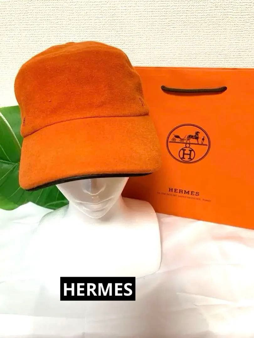 ✨HERMES orange cap size57 ✨ズバリ特価✨