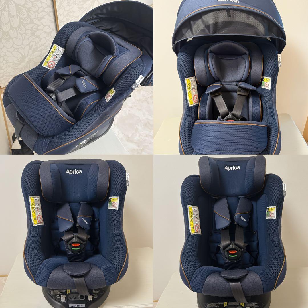 Aprica クルリラビッテプロテクト ISOFIX R129 チャイルドシート くるり ら