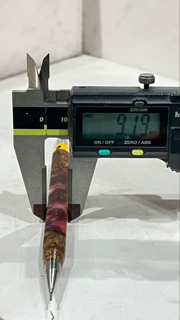 ぢゆ　pg5 ハイブリッドウッド9-9赤　六角軸　スリット加工