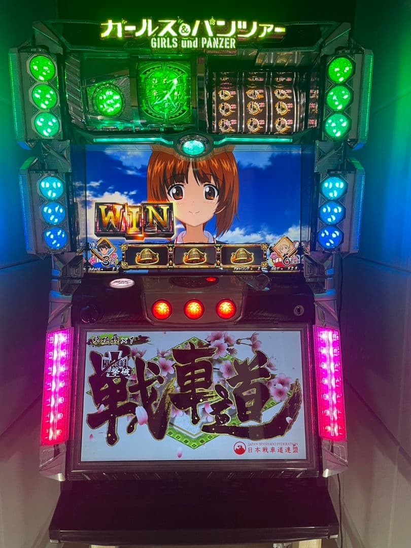 パチスロ 実機 ガールズ&パンツァー 初代