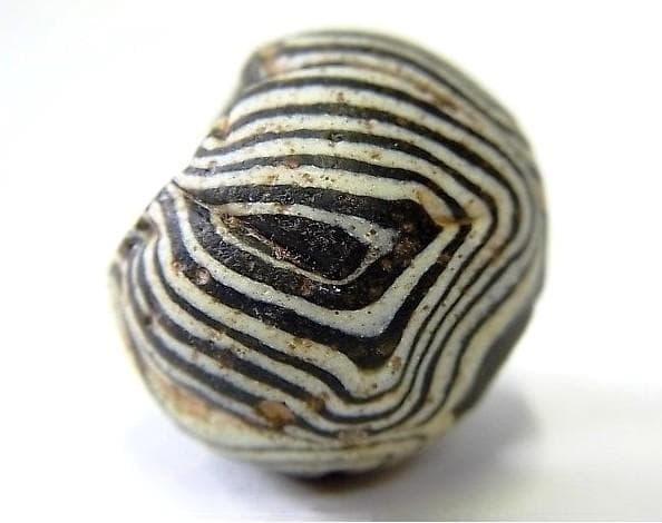 ☆X1603☆ 古代 とんぼ玉 (A06) イスラムガラスビーズモザイク象嵌