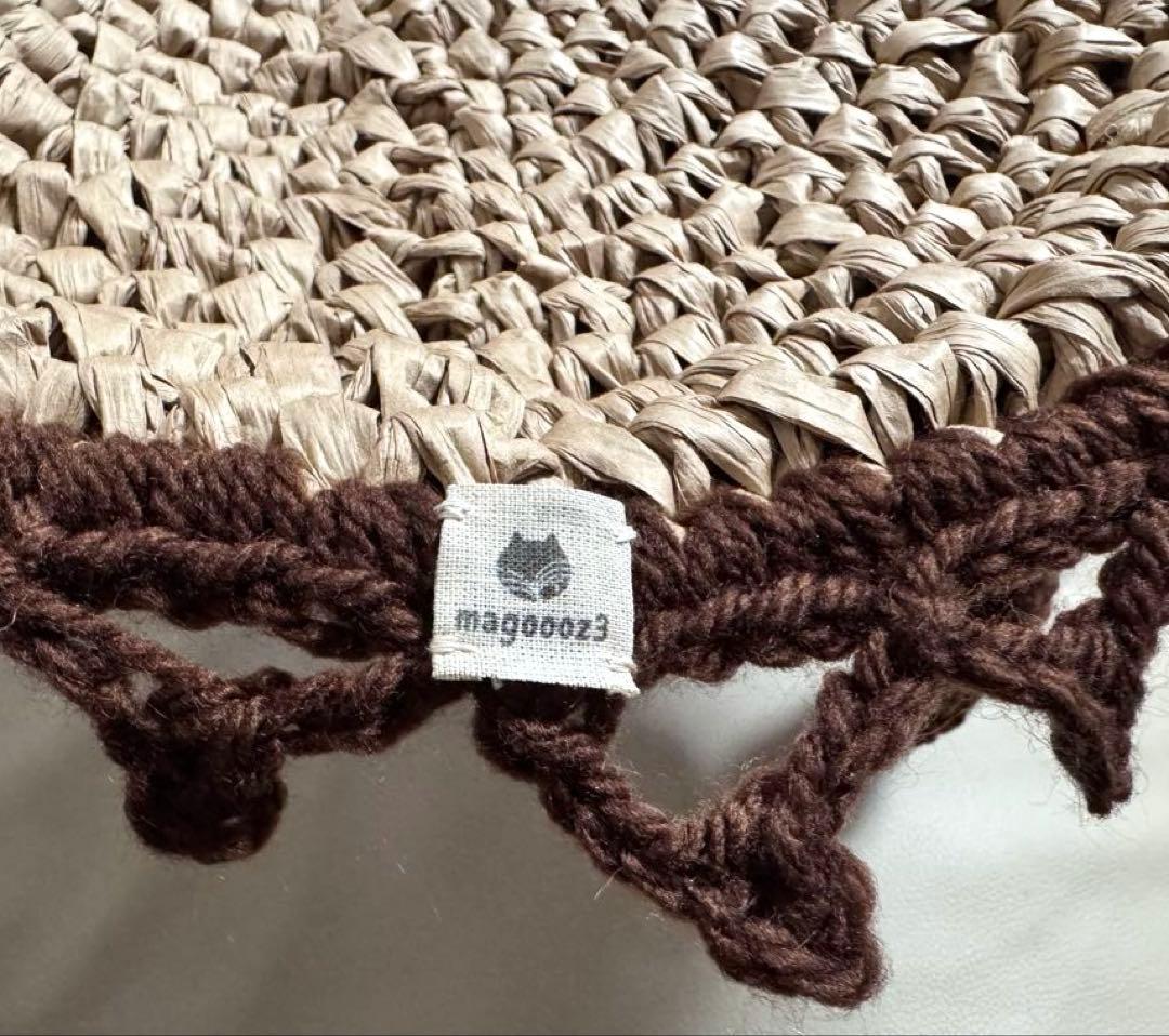 猫用 ベッド（ベージュ×ブラウン） ハンドメイド magoooz3